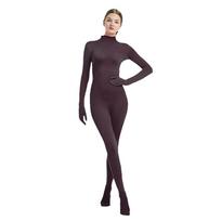 Solid color dance clothes stage new women's models with hands and feet onesie tights stage 110
