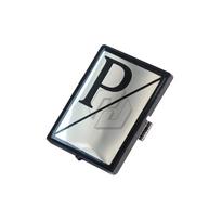 For Vespa LX Primavera Sprint GTV GTS 946 PX Clip-in Style Badge Horncast Horn Cover sidabras