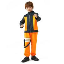 Naruto kostiumas vaikams sūkurys Naruto kartos drabužiai berniukams Helovino kostiumas anime kostiumas M black
