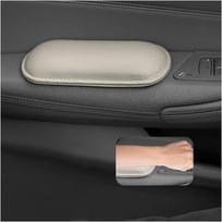 Stacool 2PCS Car Door Armrest Pads,Soft Leather+Memory Foam Car Knee Pads for Arm Support&Protect Elbow and Knee,Universal Car Elbow Pads Car