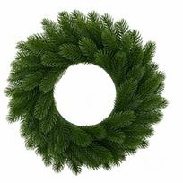 Ordinary Leaf Christmas Wreath Green Leaves Door Hanging Christmas Wreath  Indoor Decoration 75 Tips