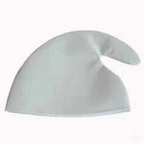 Solid Color Gnome Hats Soft Pixie Headwear Dress Up Xmas Elf Hat  Cosplay Party balta