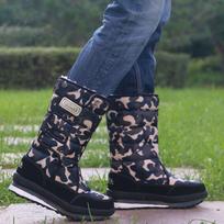 Men's and Women's Warm Mid-Tube Snow Boots for Winter Outdoor Travel 42 gray