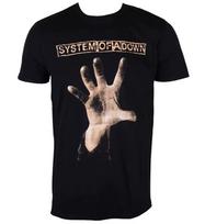 System of a Down - Hand Pattern Printed T-shirt - Casual Street Style Cotton T-shirt - Suitable for Enthusiasts To Wear 110 beige