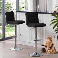 Solid Stretch Milk Silk Bar Stool Cover Removable Washable Low Back Chair Slipcover for Hotel Club Single Piece 1pc