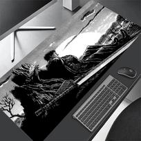 Anime Guts Mouse Pad Large Gaming Desk Mat NonSlip Laptop Keyboard Tray Office Pc Berserk Color Carpet Black 800x300x2mm
