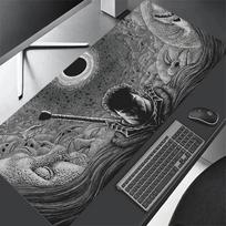 Anime Guts Mouse Pad Large Gaming Desk Mat NonSlip Laptop Keyboard Tray Office Pc Berserk Color Carpet Black 800x300x2mm