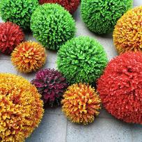38cm Artificial Milan Grass Ball Eucalyptus Faux Greenery Home Decor