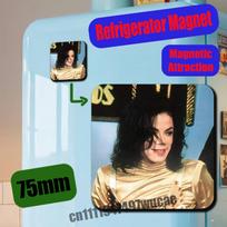 For M-Michael Singer J-Jackson Fridge Magnets Freezer Metal Cabinet Custom Refrigerator Magnetic Card Case