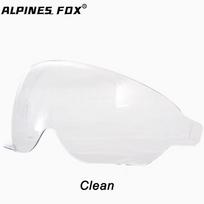 Retro Motorcycle Helmet Brim Lens Visor Shield Goggles Glasses Sunblock Shade Open Face Moto Helmet Anti UV 3 Snap Button Brim2 Clear-Lens