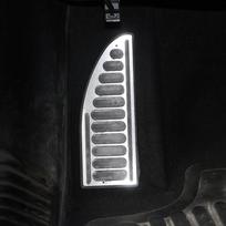 Car Pedals for Jeep Compass 2017 - 2022 Renegade 2015 - 2022 Pads Gas Brake Accelerator Rest Pedal Cover Interior Accessories gray