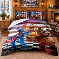 Five Nights at Freddy’s Pattern Bedding 3Pcs Set Bed Sheet And Pillowcases For Indoor Bedroom 180cmx210cm