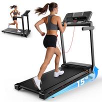 Walking Pad FT54 3 HP Peak Motor Power 1–14 km/h Speed 0–15 Levels Incline  with App Compatibility juoda