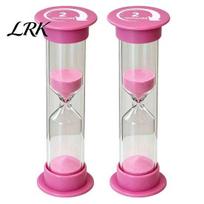 Game Timer for Board Games 2Pcs Colorful Hourglass Timers, Small Sand Clock 30s/1/2/3/5/10Mins Portable Time Keeper Management Tool Classroom C