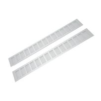 2 Pcs Air Vent Ventilation Grille Aluminium Alloy Rectangular Vent Plate for Cabinet Shoe Cabinet Closet 80*600mm