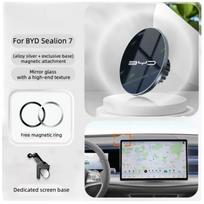 BYD Sealion 7 2024 2025 2026 modeliams Automobilio telefono laikiklis Automobilio navigacijos laikiklis Interjero modifikavimo dalys gray