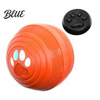 Chew Resistant Dog Ball Interactive Smart Toy with 4 Modes Small Medium Dogs Automatic Rolling Bouncing Waterproof Rechargeable Tough remote control oranžinė