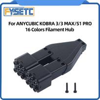 For Anycubic KOBRA 3/3 MAX/S1 PRO 16 Colors Filament Hub Upgraded Multicolor 3D Printer Accessories for Anycubic