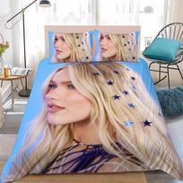 3D Printed Freya Skye Bedding Set Freya Skye Duvet Cover Double Twin Full Queen King Adult Kids Bedclothes Quilt Cover Baby size 90x200cm gray