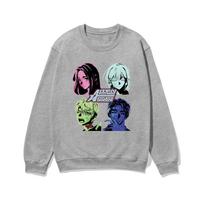Alien Stage Crewneck Shirts Sua Mizi Ivan Till Sweatshirt ALNST Women Men Long Sleeved Pullovers Idol Anime Hip Hop Streetwear XL pilka