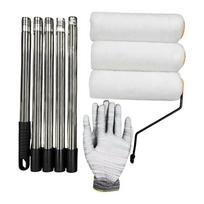 170/205/240cm Paint Roller Extension Pole Detachable Latex Paint Brush Set  Household Use 5 segments 205 cm gray