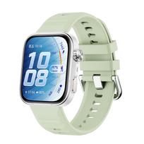 Original Strap for Huawei Watch Fit 5 Pro 5 Replacement Sport Silicone Wristband Bracelet Belt Correa Huawei Watch Fit 3 4 4 Pro Huawei Fit 4 pro žalia