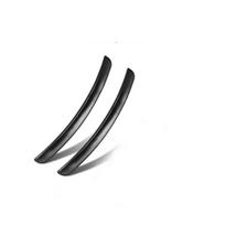 2PCS Universal Soft Car Fender Flare Arch Sticker Fender Vents Protector Cover Anti-Scratch Strip Mud Flaps Auto Accessories black