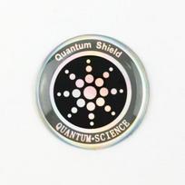 Energy Shield: Mobile Phone Radiation Protection Sticker (Negative Ion) Silver hard card black card English