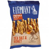 Elephant Twist Pretzel Sea Salt & Honey 160G brown