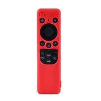 Silicone TV Remote Controller Cover Solar Protector Protective Case for Samsung BN59-01432A 01432J Red