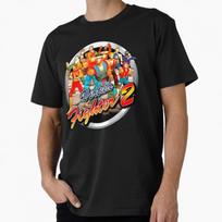 0708 Retro Arcade Game Virtua Fighter 2 Gift T Shirt Unisex Gamer Tee Video Game Graphic Clothes All Size Tops S6xl XL brown