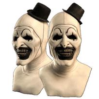 Klounas Artas Cosplay Filmas Terrifier 2 Klouno Arto Cosplay Kostiumas Kombinezonas Kaukė Helovino Kostiumai Kaukė Vyrams Moterims M beige