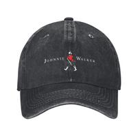 New Fashion Johnnie Walker Hats Hip Hop Hat Cotton Baseball Cap Custom Adjustable Trucker Hat For Men Women gray