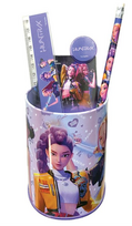 Kanceliarijos priemonių rinkinys K-Pop Demon Hunters 364-02884, 6 vnt., įvairių spalvų