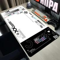 CSGO Anime Mouse Pads XXL PrintStream Game player Mousepads 400x900 Large Mousepad Gamer anti-slip Rubber Company Long Desk mat 300X600X2MM gray