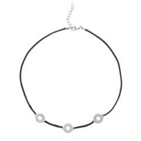 Naruto Akatsuki Uchiha Itachi 3-Ring Cosplay Necklace Accessory black