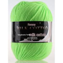 Milk Cotton Yarn: Medium Fine 3-Strand for Crochet & Knitting - Perfect for Dolls, Blankets, Baby Sweaters, DIY Projects