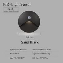 Recessed Led Wall Lamp PIR Motion Sensor StairCase&Way Light 100-240V 3W Waterproof Step Corridor Fence Fence Ladder Nightlight