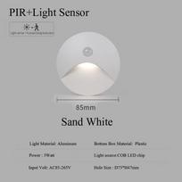 Recessed Led Wall Lamp PIR Motion Sensor StairCase&Way Light 100-240V 3W Waterproof Step Corridor Fence Fence Ladder Nightlight