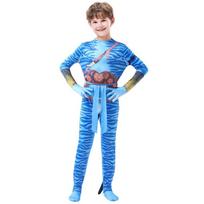 Halloween cosplay avatar 3 children's clothes stage clothes hero adult clothes onesie costume 180 yards blue