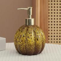 soap dispenser Pumpkin ceramic hand sanitizer bottle shampoo and shower gel press and dispense bottle     decoration   dispenser
