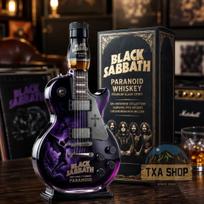 Safyras Davidas Bowie Viski Butelis Roko Legenda Elektrinės Gitaros Formos Stiklas Vyno Alkoholis Kolekcionieriaus Dovana Black