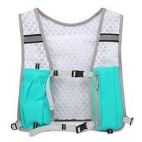 1Pcs Lightweight Hiking Vest Backpack Reflective Hydration Water Bladderr Pack With Phone Pocket For Marathon Trail Running Vest