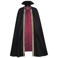 Vampire Baron Cloak Cosplay Costume For Stage Performances With Polyester Material For Teen And Youth Kid 140cm brown