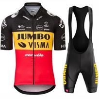 New Tour De France Cycling Suit Short-sleeved Suit Summer Men's and Women's Road Cycling Suit Breathable Bicycle Shirt XL