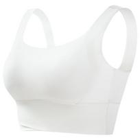 High Impact Sports Bras for Women High Support Padded Sports Bra Workout Fitness Crop Top for Women Racerback Bra for Yoga 2XL balta