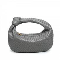 Stilinga pinta peties rankinė moterims, didelės talpos, minkšta PU, crossbody, su užtrauktuku, vidinėmis kišenėmis 44 x 5 x 25 cm pilka