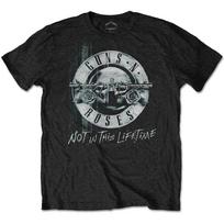 Guns N' Roses Unisex T-Shirt: Not in this Lifetime Tour Xerox (Black) (Back XL gray
