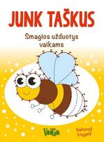 Junk taškus. Smagios užduotys vaikams. Geltonoji knygelė