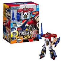 [jauni žaislai] Mini / Didelio dydžio Tobot Great Six transformuojamas robotas veiksmo figūrėlė Mini Tobot Great Six gray